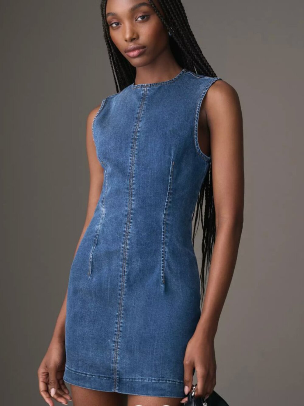 Reformation Kendi Denim Mini Dress Size 8